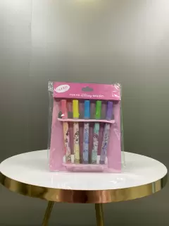 5 PACK RESALTADORES GLITTER PRINCESA