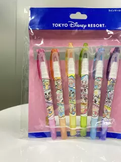 6 PACK RESALTADORES DOBLE PUNTA DISNEY