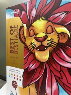 LIBRO PARA COLOREAR PORTADA SIMBA GRANDE