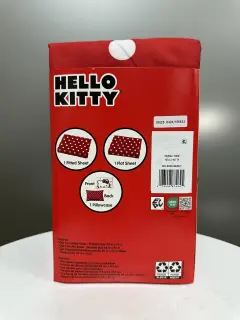 SABANA 3 PIEZAS CAMA INDIVIDUAL HELLO KITTY