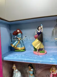 SET 7 PIEZAS FIGURAS PRINCESAS