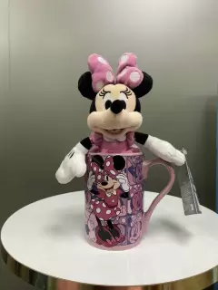 TAZA + PELUCHE MINNIE
