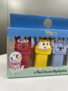 4 PACK RESALTADORES DISNEY MUNCHLINGS