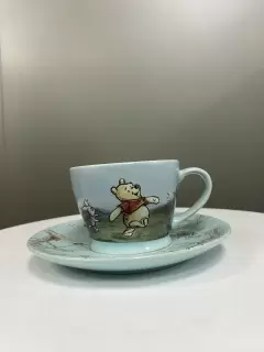 TAZA WINNIE THE POOH CON PLATO