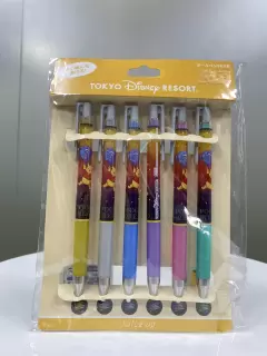 6 PACK BOLIGRAFOS DE COLORES WINNIE THE POOH