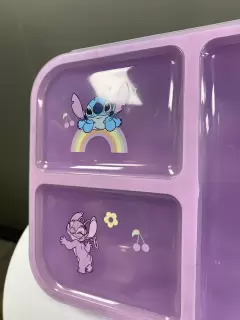 ENVASE VIANDA COMIDA STITCH Y ANGEL