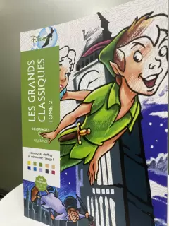 LIBRO PARA COLOREAR PORTADA PETERPAN