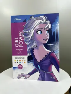 LIBRO PARA COLOREAR PORTADA FROZEN