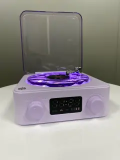 ALTAVOZ VINTAGE CON BLUETOOH MORADO