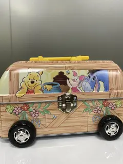 LONCHERA CARRO METAL WINNIE THE POOH