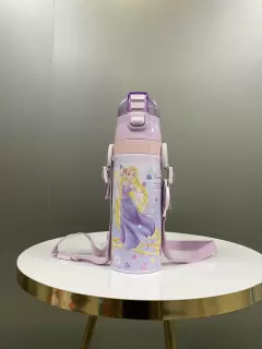 BOTELLA TERMICA CON CORDON RAPUNZEL