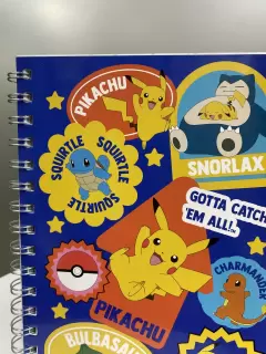 LIBRETA CON SEPARADORES POKEMON