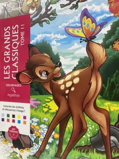 LIBRO PARA COLOREAR PORTADA BAMBI
