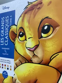 LIBRO PARA COLOREAR PORTADA SIMBA TOMO 4