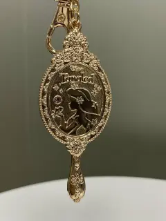 LLAVERO ESPEJO RAPUNZEL DORADO