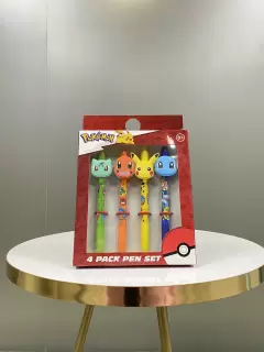 4 PACK BOLIGRAFOS POKEMON