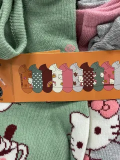 12 PACK MEDIAS HELLO KITTY